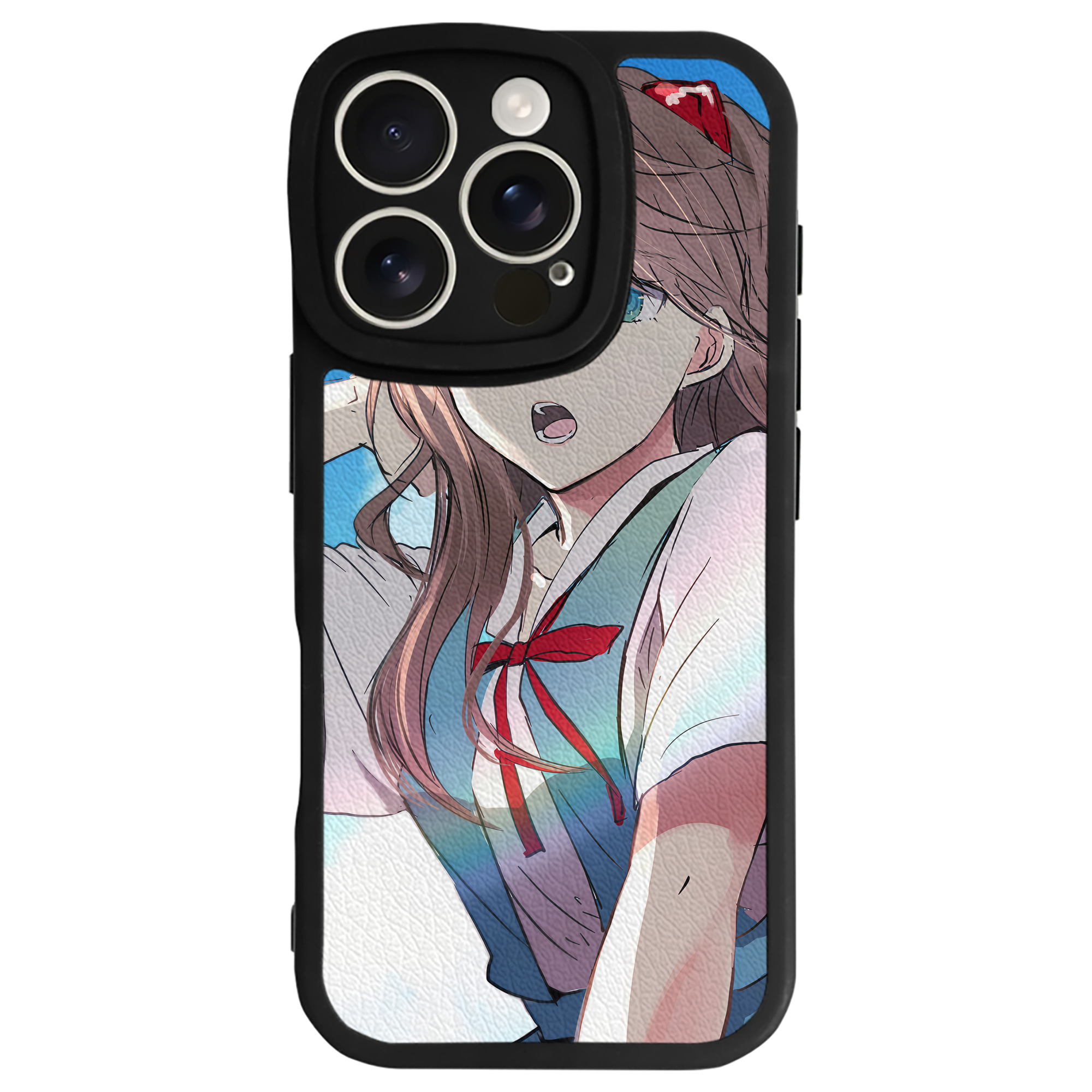 （画像用） EVA 新世紀エヴァンゲリオン 【iPhone 16シリーズ対応】シリコンスマホケース（レザー調） 材質：シリコン